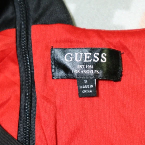 GUESS Striped Open back Sheath Dress Like New Sz Small 4-6 Wmn - Picture 7 of 8